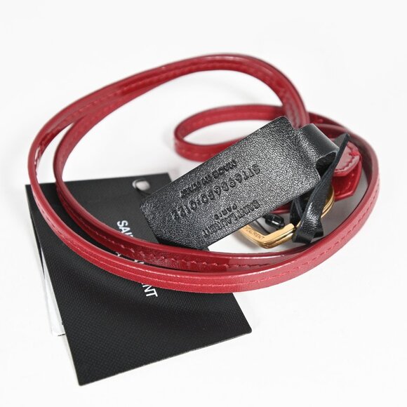 Saint Laurent Opyum Red with Gold Heart Keychain - Brand New with Tags - Picture 3 of 6